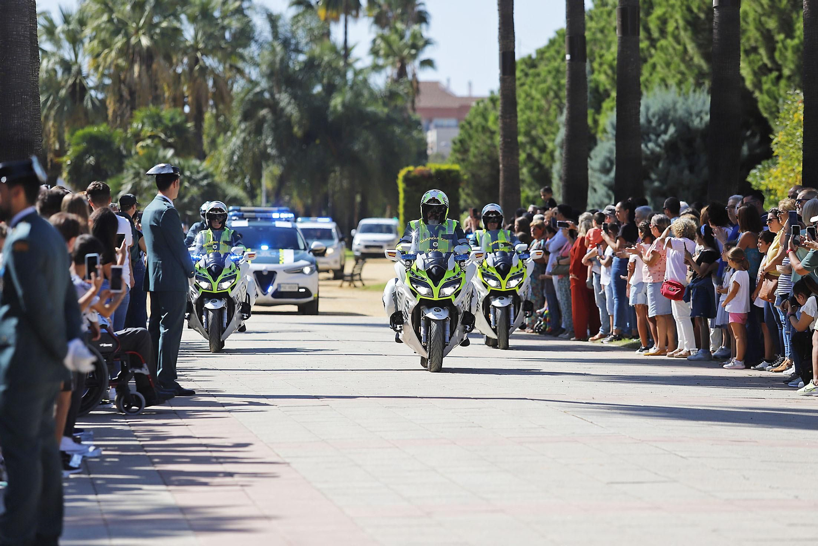 Imágenes de los actos de la Guardia Civil  en Huelva 12 de octubre, Día del Pilar
