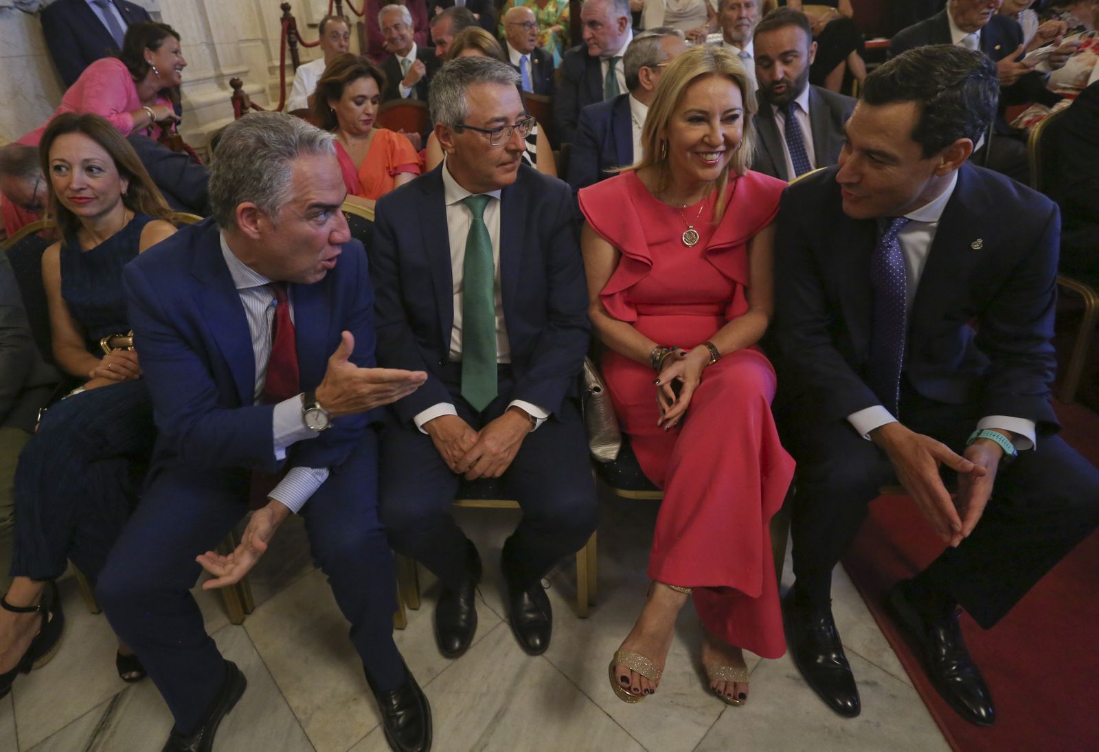 Homenaje a Celia Villalobos en el Ayuntamiento de Málaga (fotos)