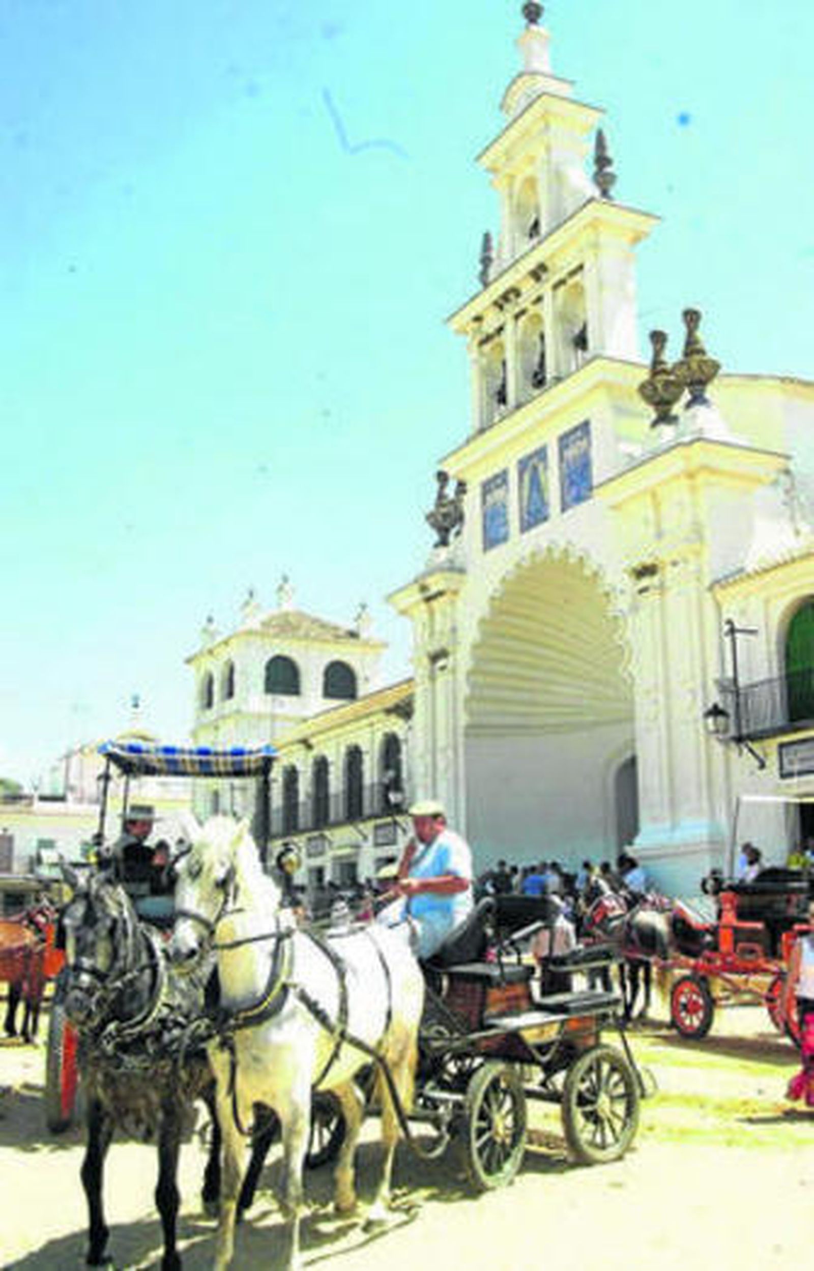 Aldea de El Rocío, en Almonte.