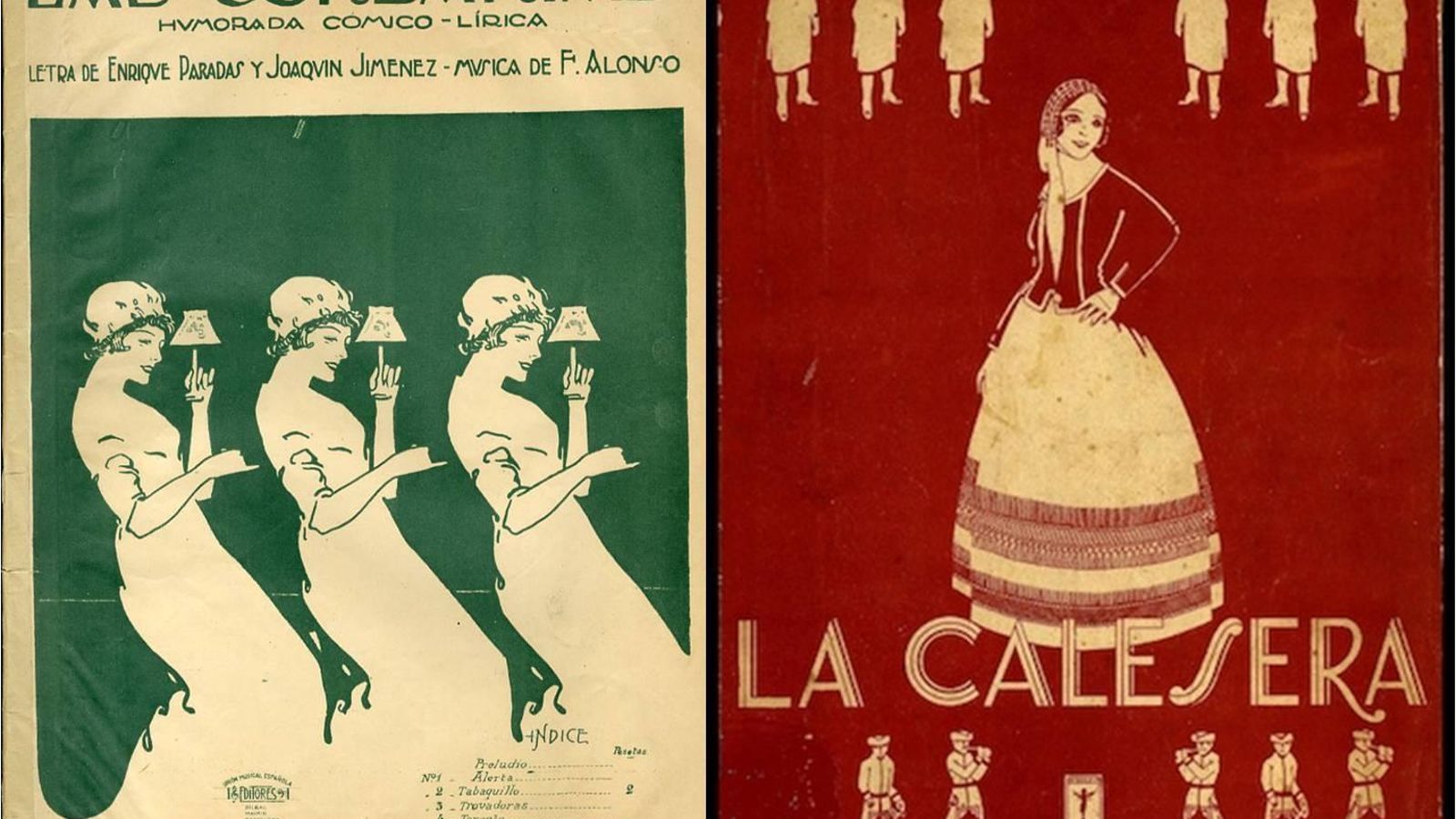 Carteles de la exposición.