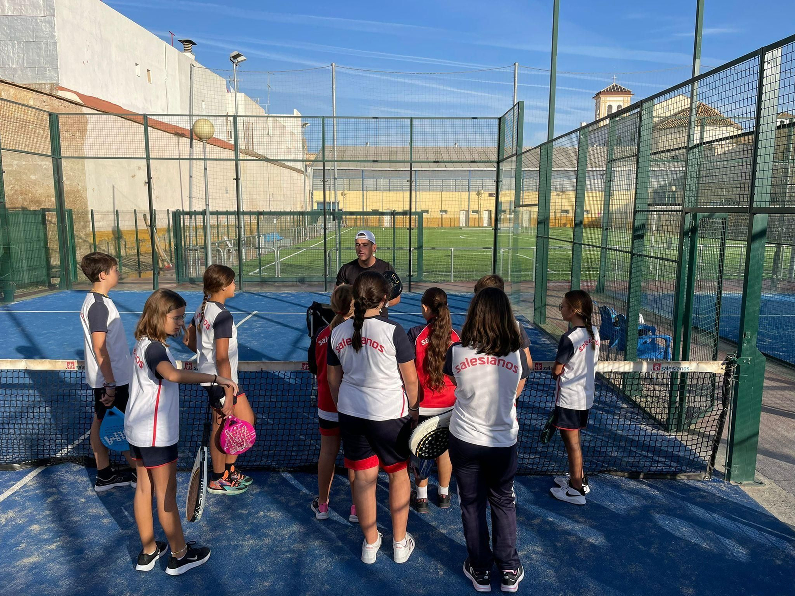 Jornada de pádel en el colegio Salesianos de Córdoba.
