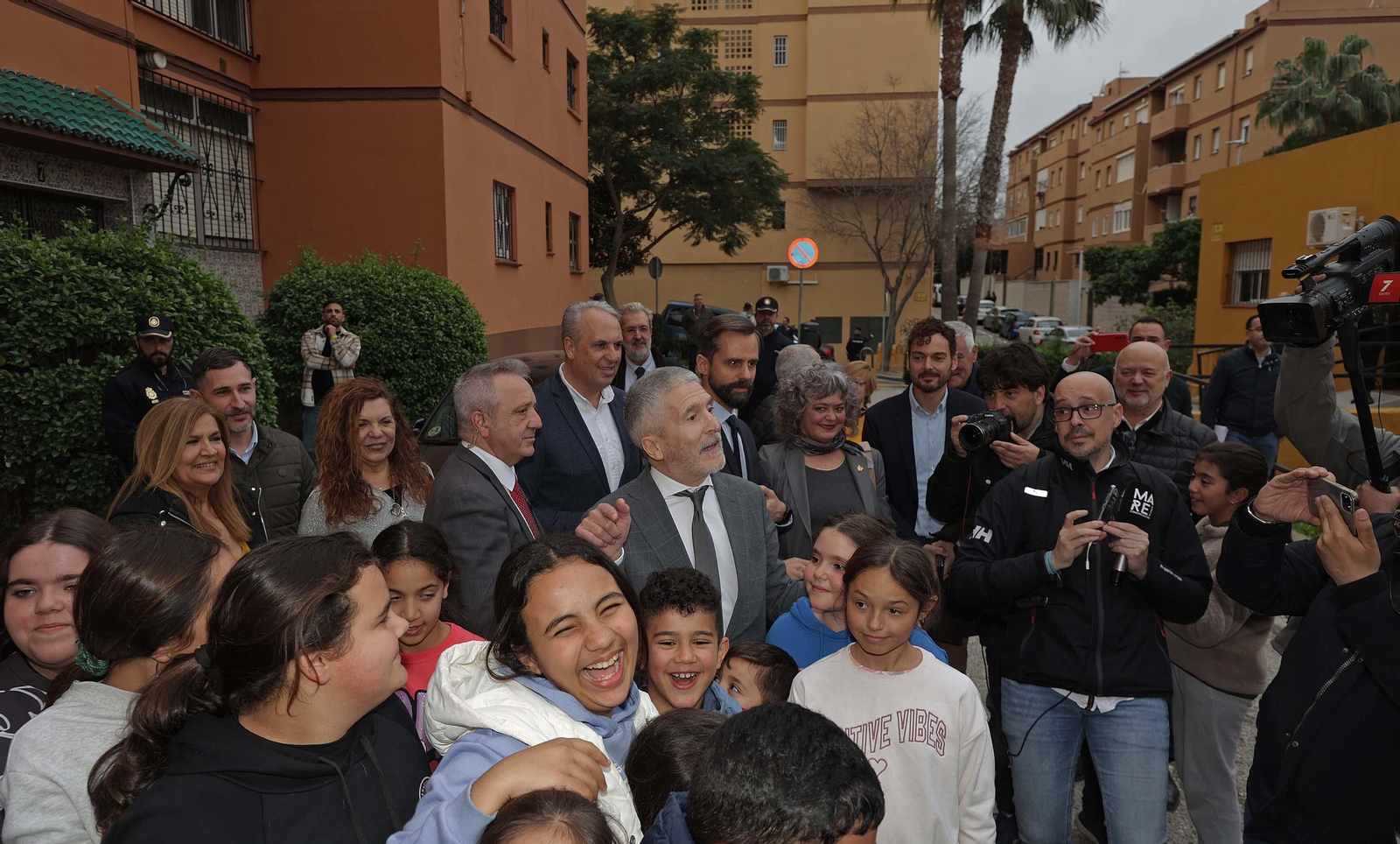 Fotos del encuentro del ministro del Interior, Fernando Grande-Marlaska, con los colectivos antidroga del Campo de Gibraltar en Algeciras