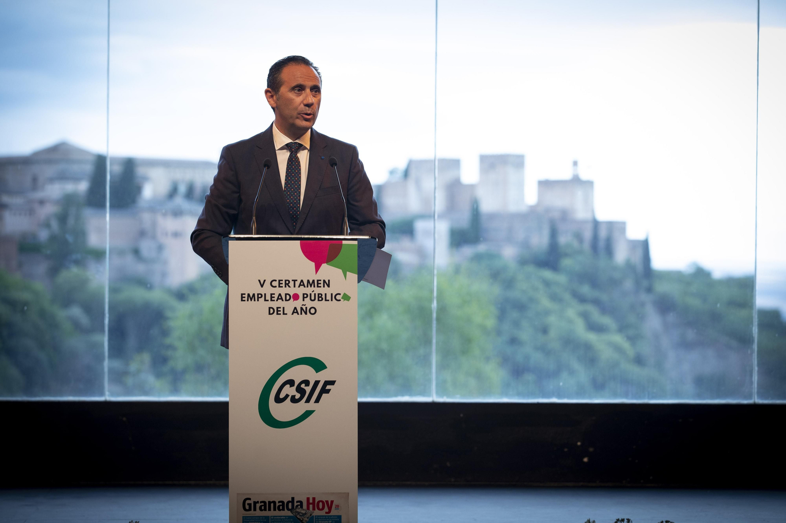 El V Certamen del Empleado Público del año en Granada, en imágenes