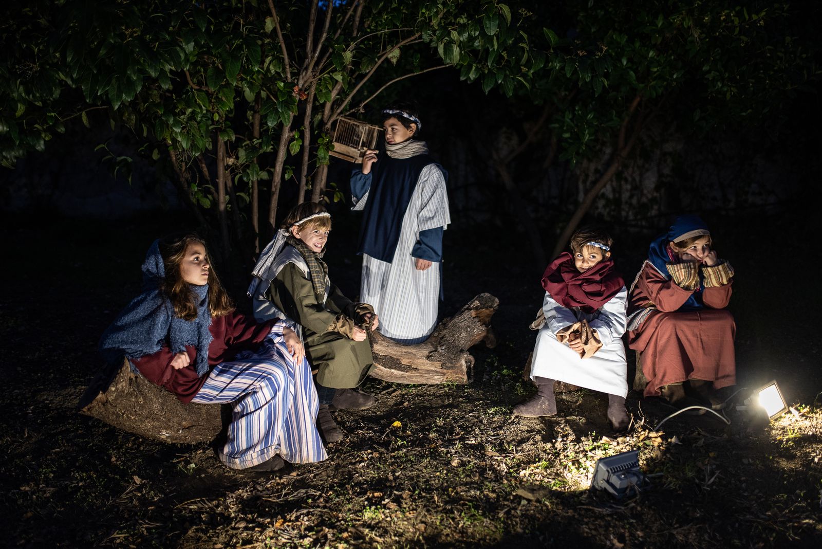 Imágenes: Una visita al Belén viviente de Higuera de la Sierra