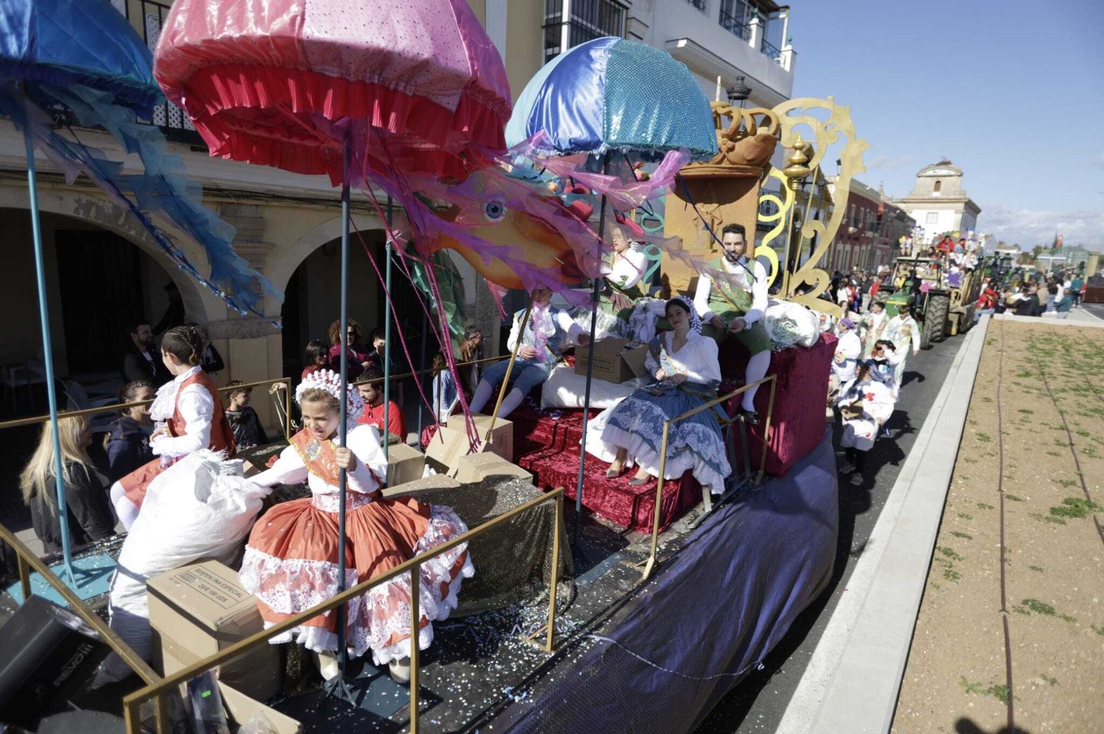 Las imágenes de la cabalgata en el Puerto de Santa María.