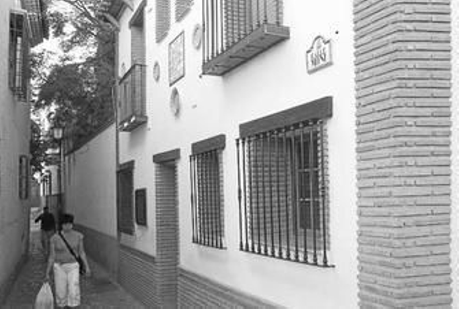 Este lugar del Albaicín no tenía nombre hasta su 'bautizo' como 'Calle Moni'.