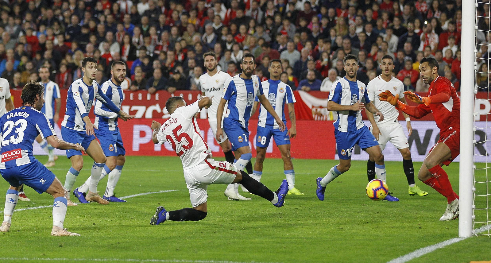 Las imágenes del Sevilla-Espanyol