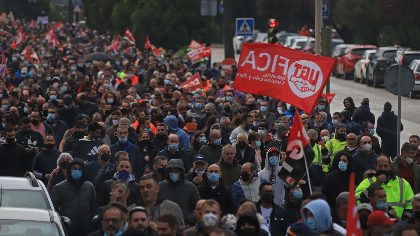 Fotos de la manifestación del metal en Algeciras