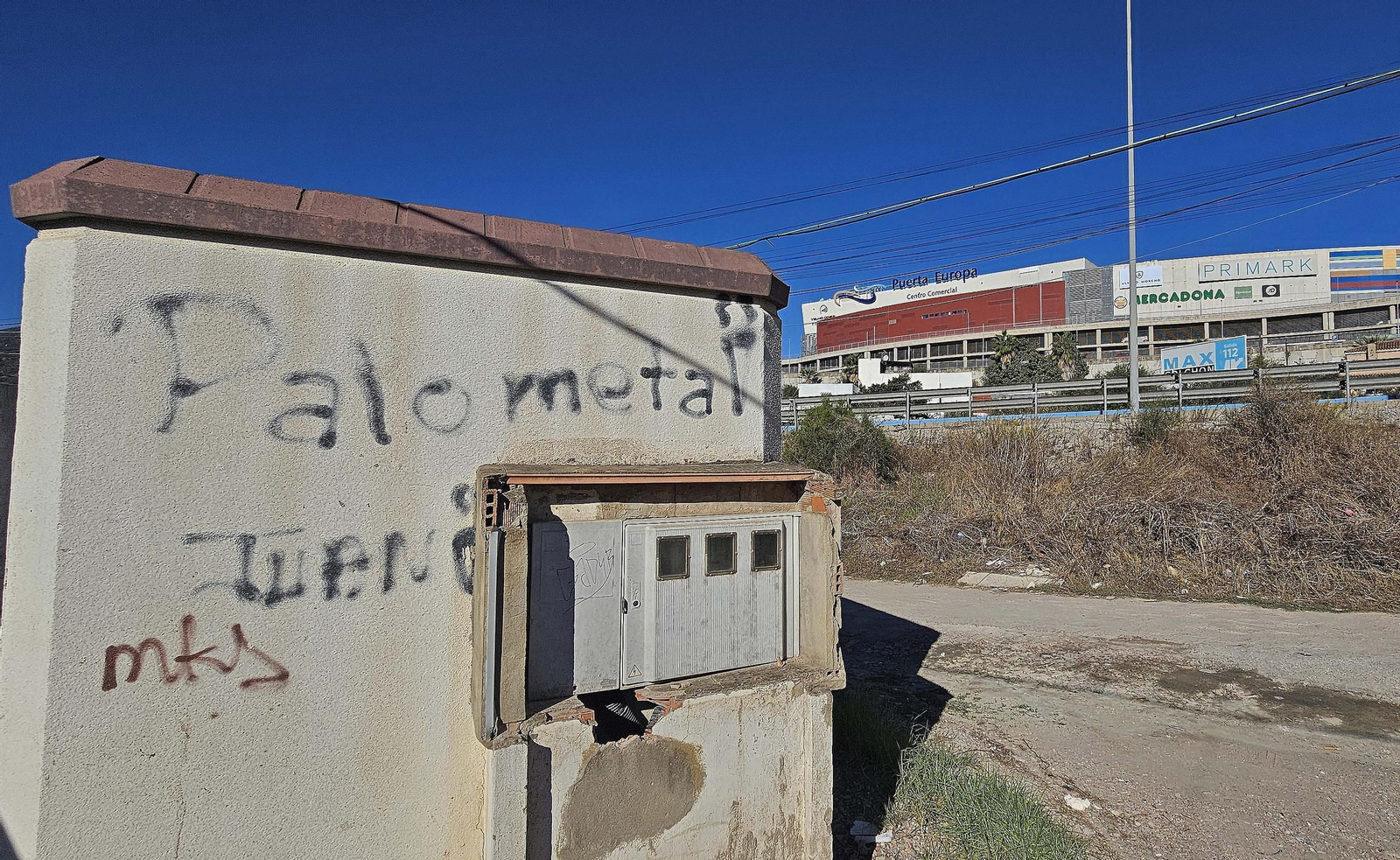 Fotos de los desperfectos de la barriada de La Capelina en Algeciras