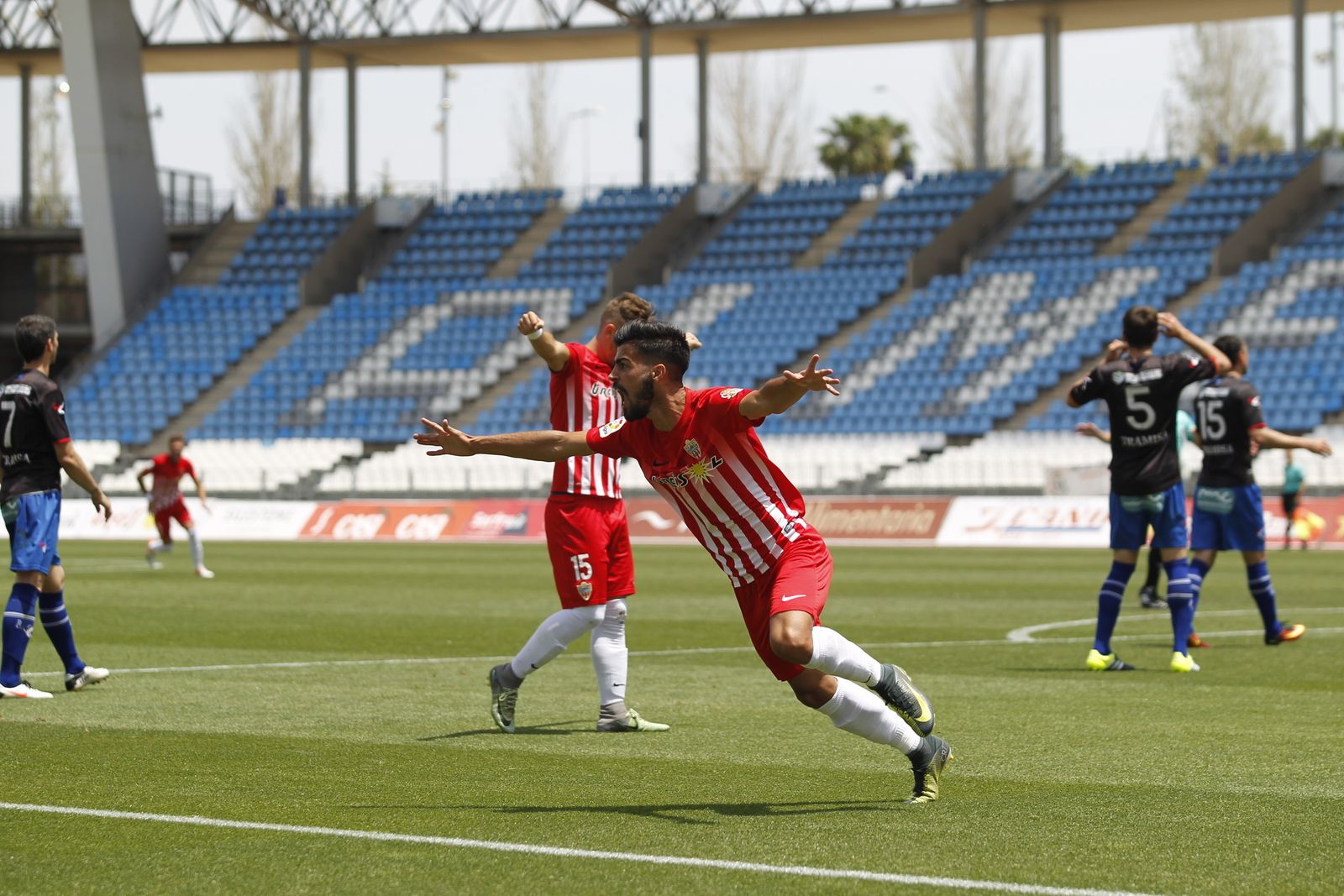Chema, jugador del Almería B.