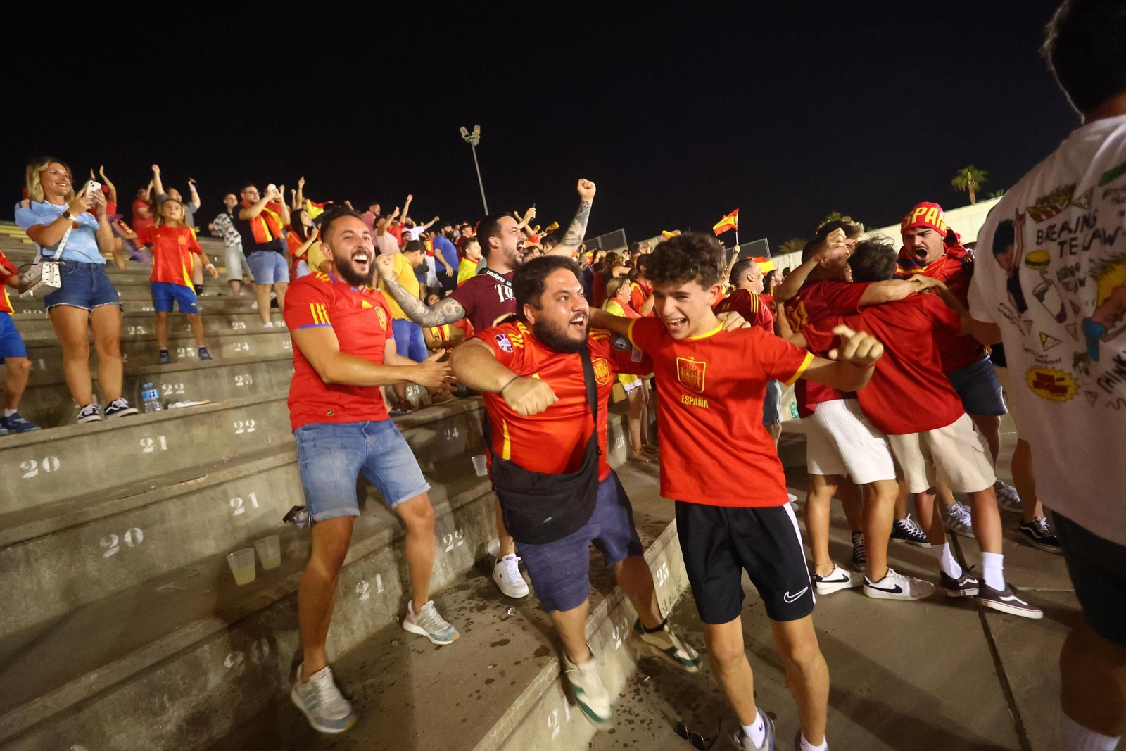 Las fotos de la celebración del título de la Eurocopa de España en el Cortijo de Torres