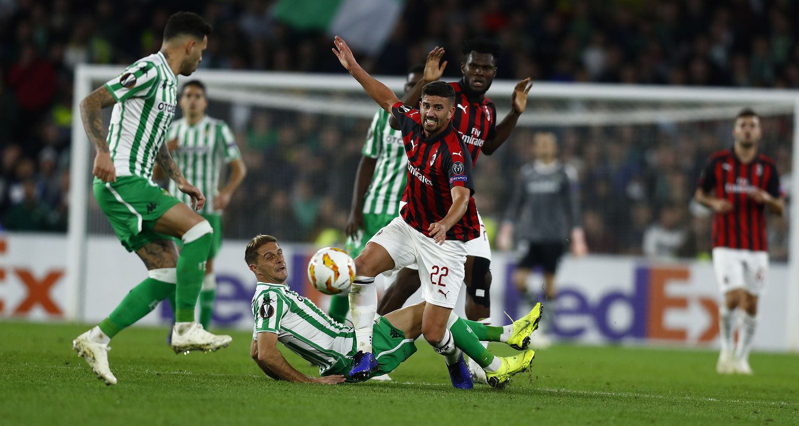 El Betis-Milan, en imágenes