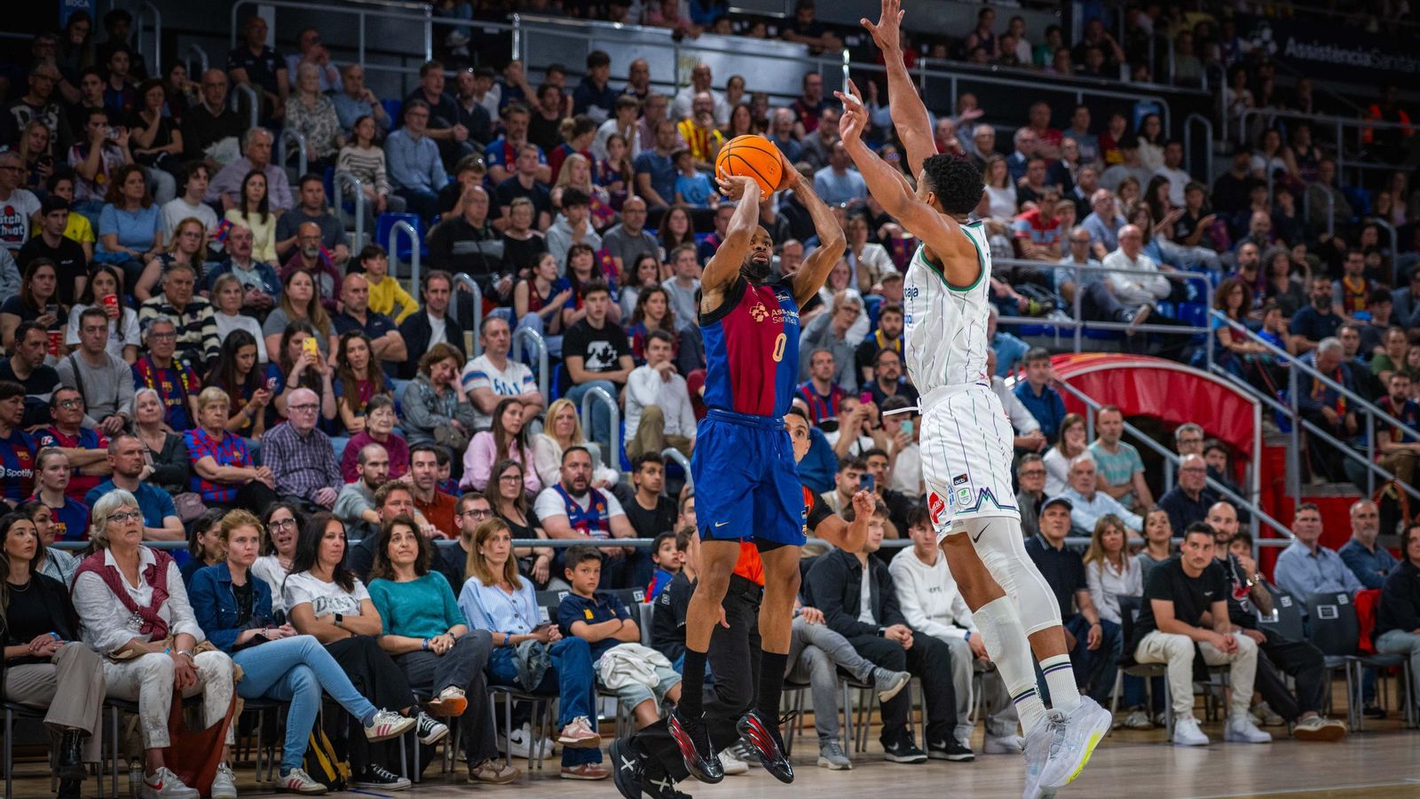 El Barcelona-Unicaja, en fotos