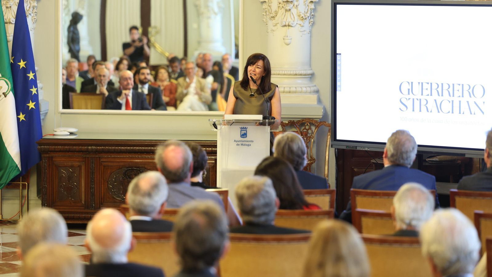 Presentación del centenario de la construcción de la sede del COAM. Presentación del centenario de la construcción de la sede del COAM.