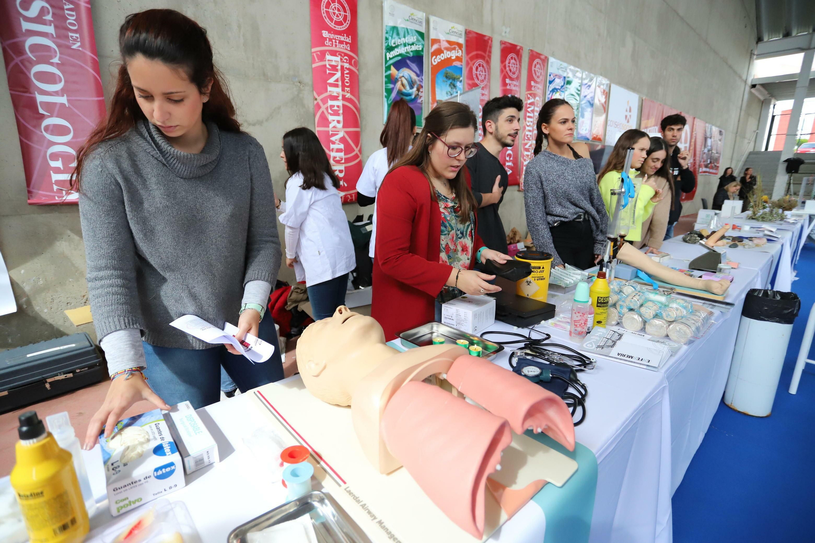 Expositores en las Jornadas de Puertas Abiertas de este año.