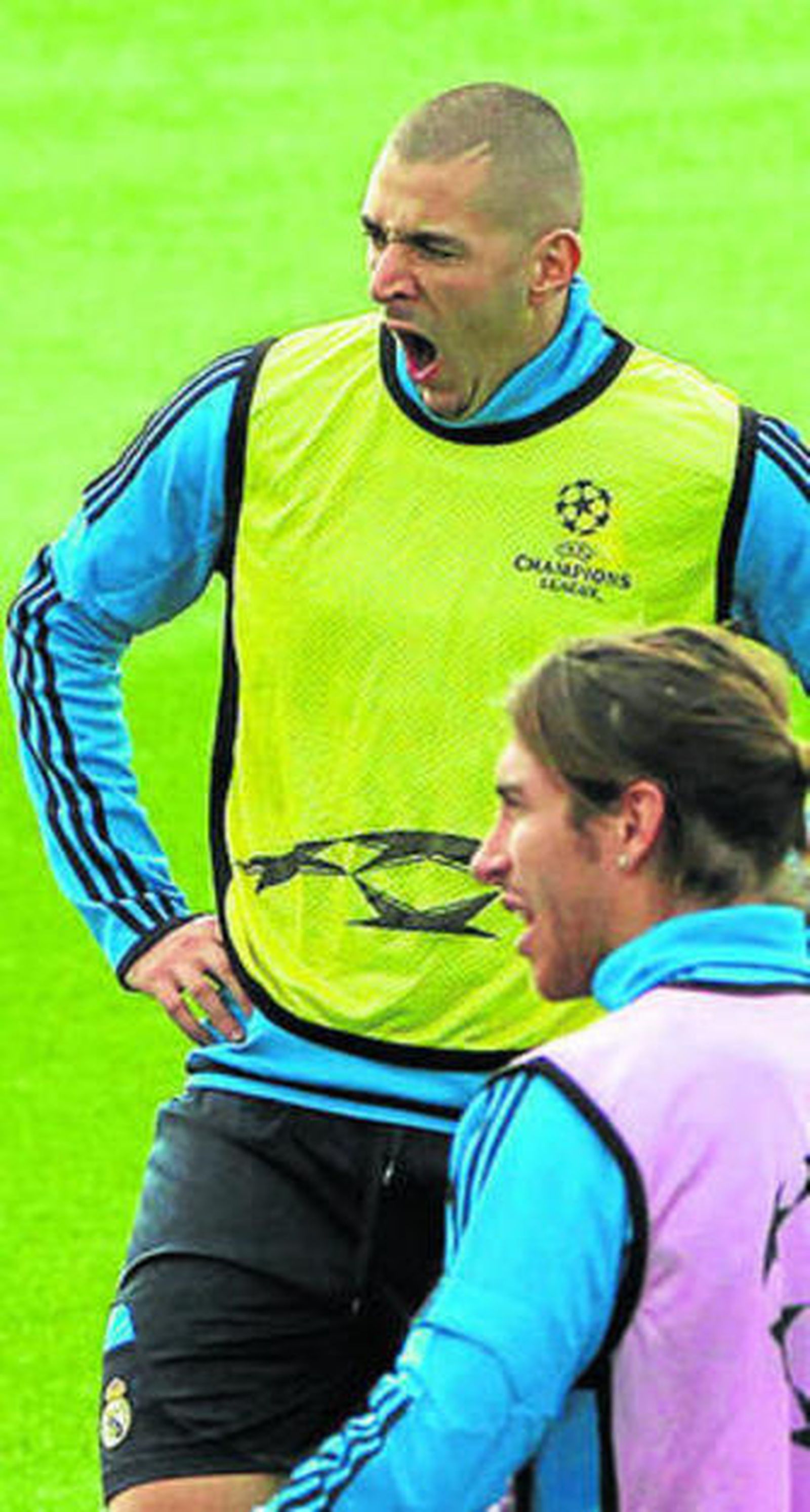 Benzema y Sergio Ramos.