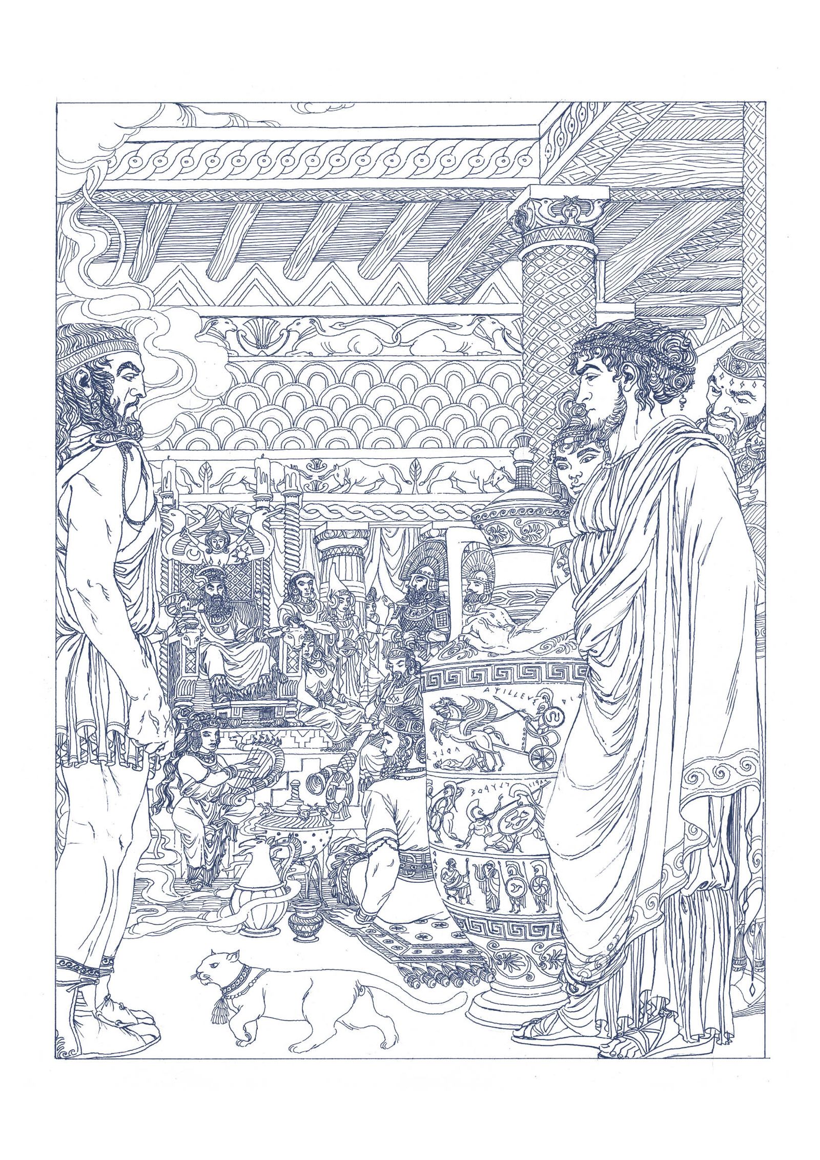 Una ilustración de Pacho Garmendia para 'Tartessos'.