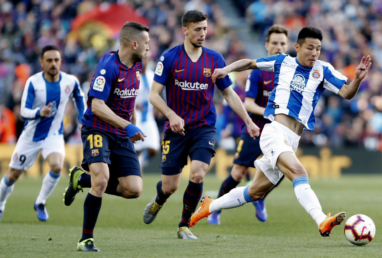 Las imágenes del Barcelona-Espanyol