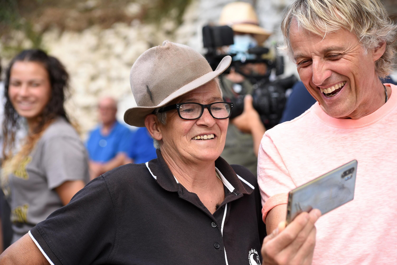 Jesús Calleja, durante el programa en la Alpujarra de Granada