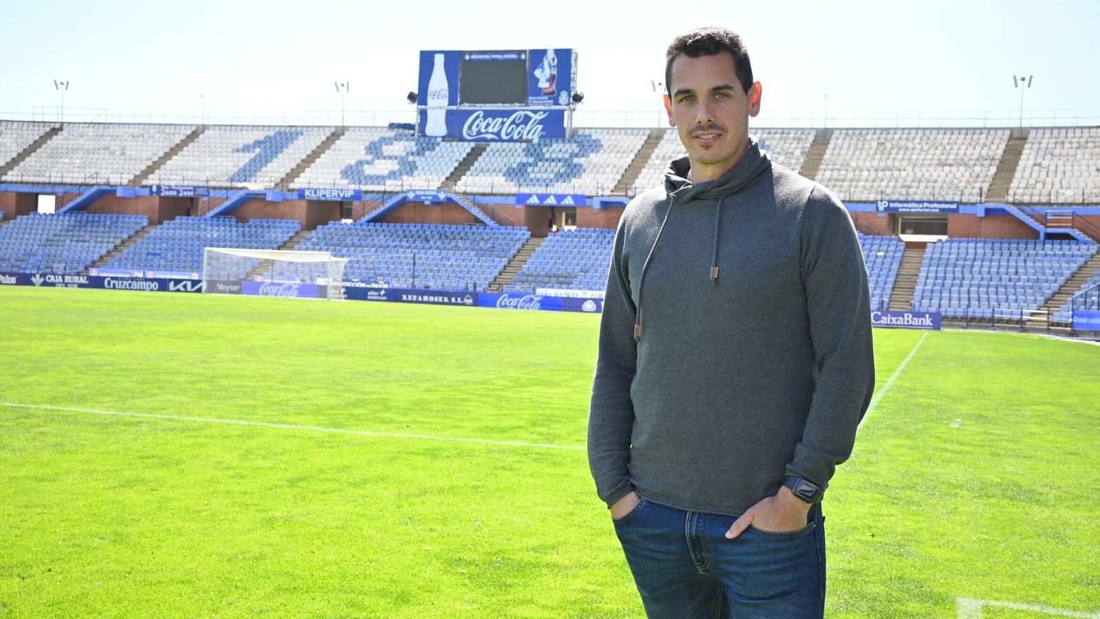 Vicente García, en el Nuevo Colombino.