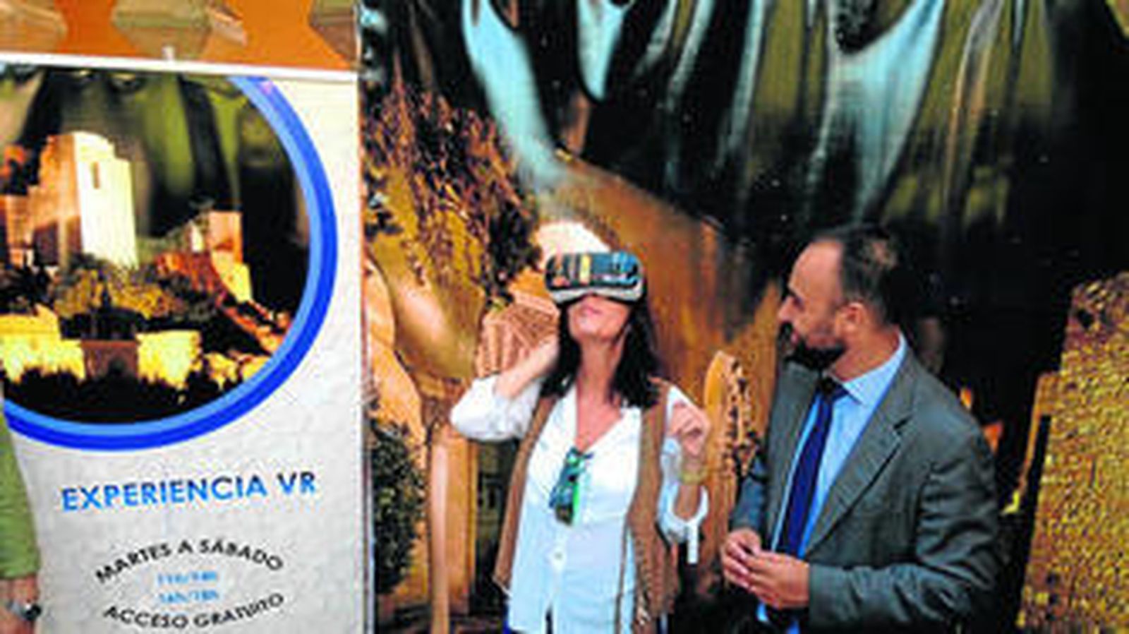 Las gafas de realidad virtual darán forma a la experiencia piloto que se pondrá en marcha en la Alcazaba.