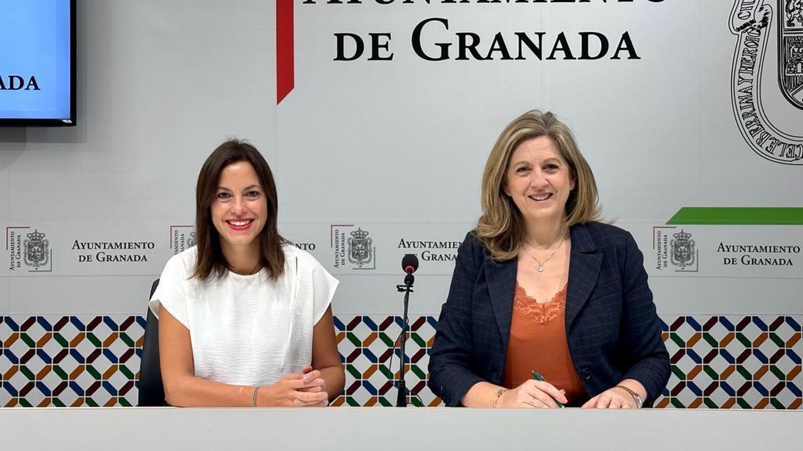 Las concejalas de Vox, en su balance de cien días del gobierno del PP.