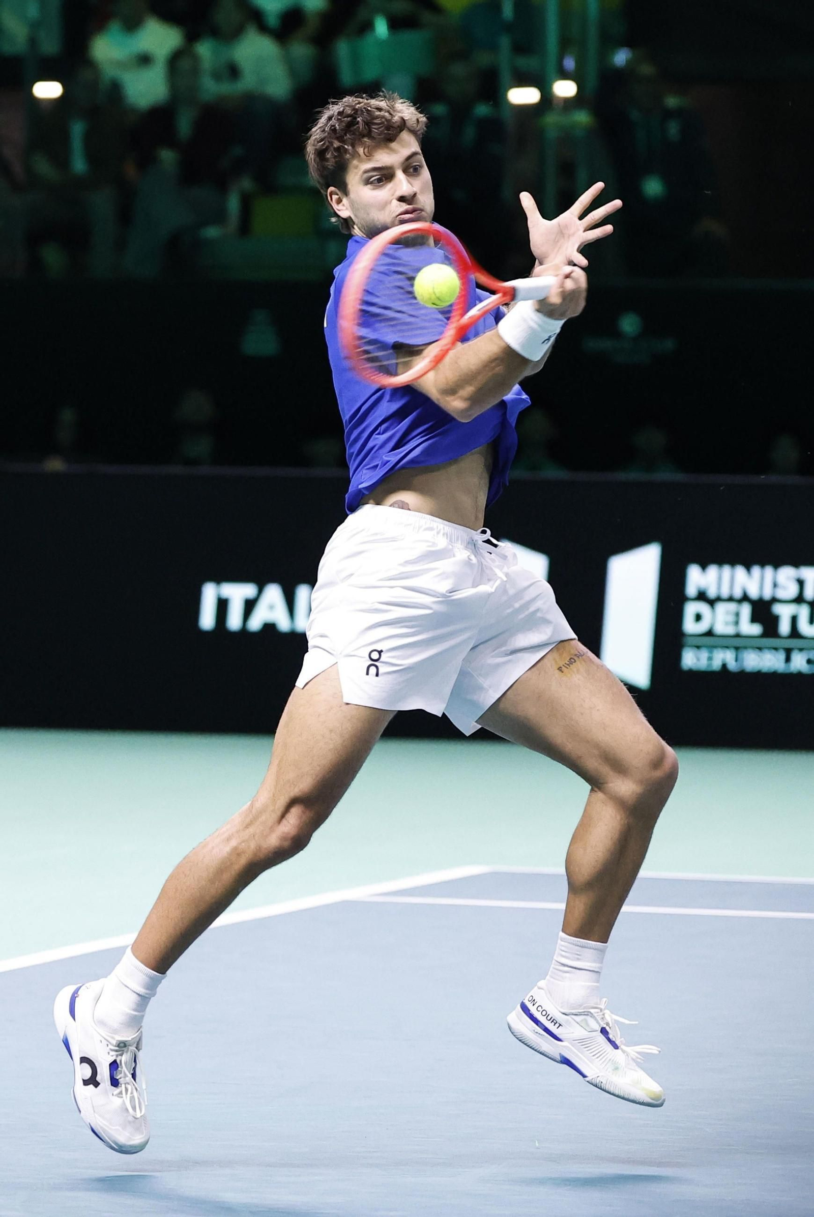 Las fotos de la final de la Copa Davis Italia-España