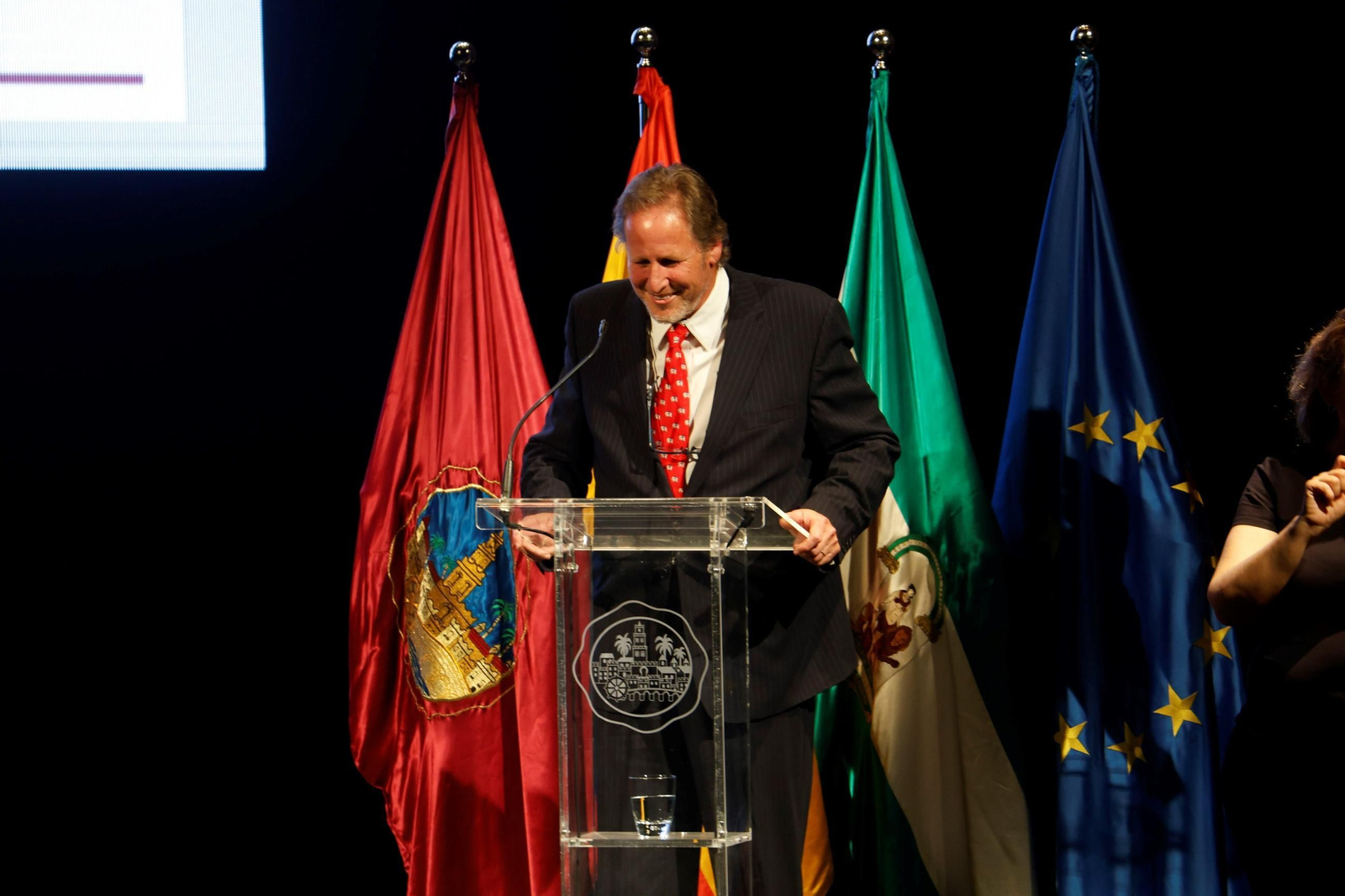 Las mejores imágenes del pregón del Mayo Festivo de Gerardo Olivares