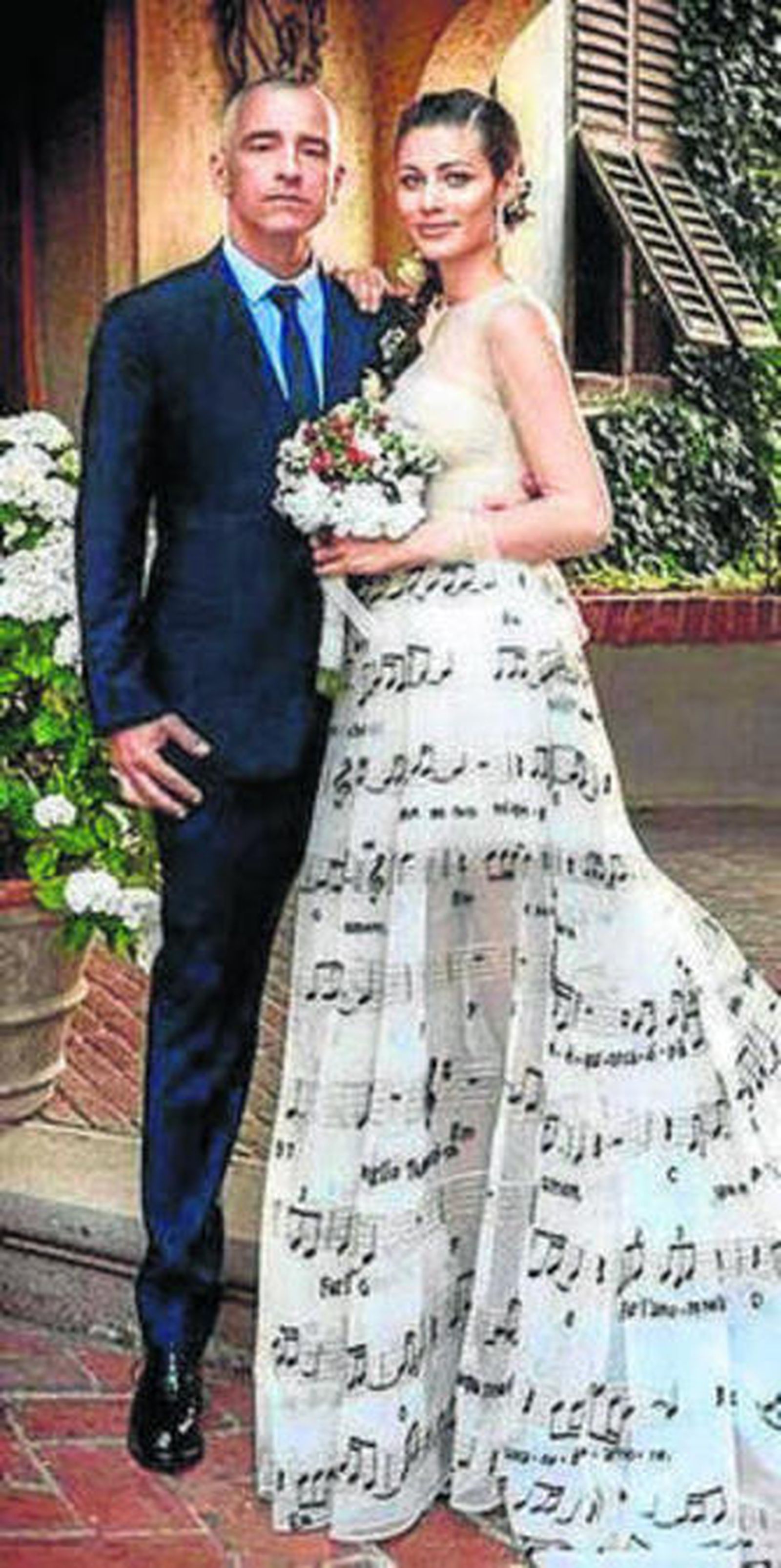 La romántica boda del cantante Eros Ramazzotti