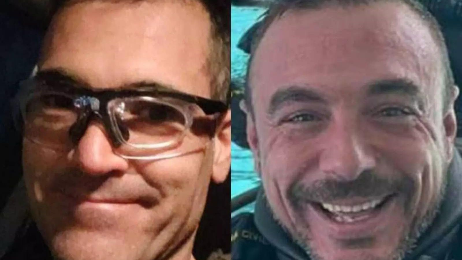 David Pérez y Miguel Ángel González, los agentes muertos en Barbate hace un año.