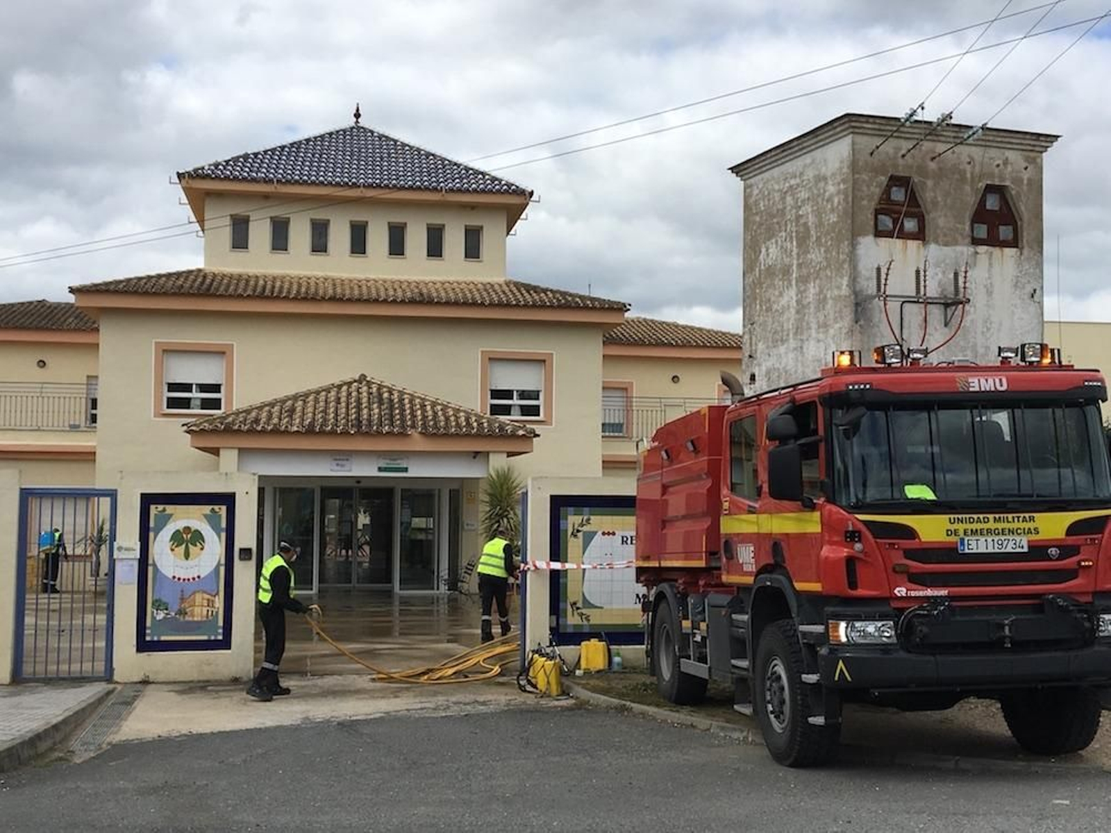 La residencia de ancianos de Nerva.