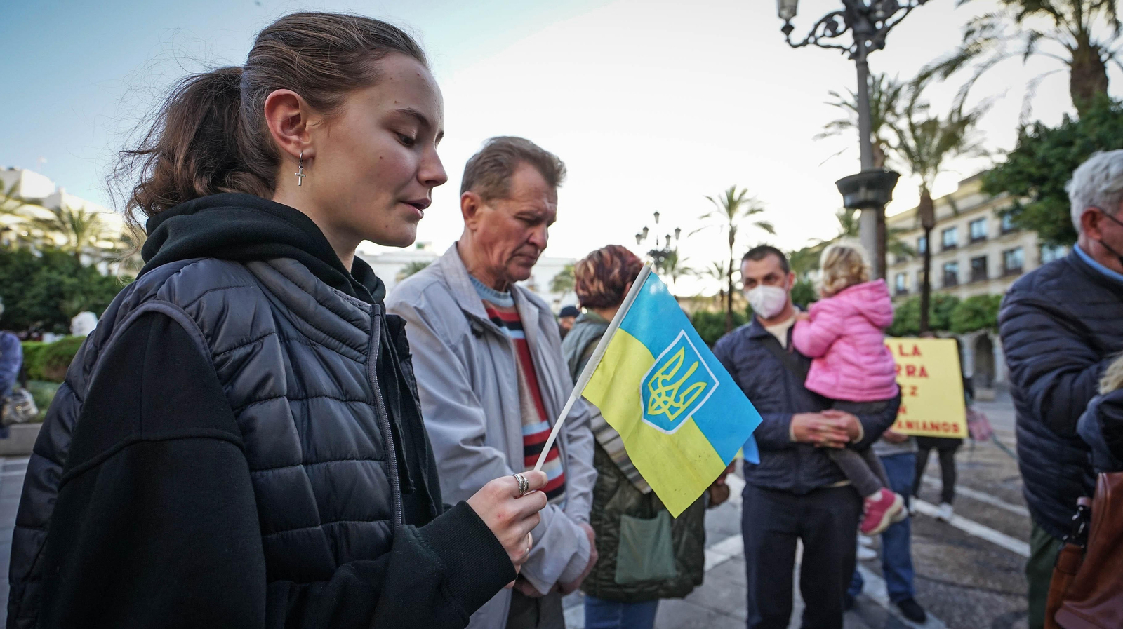 Concentración en Jerez por la paz en Ucrania