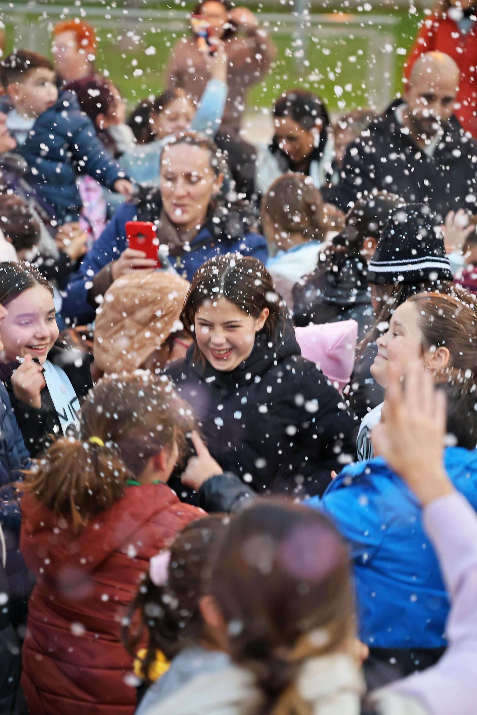 Imágenes de la última nevada de la Navidad en Huelva