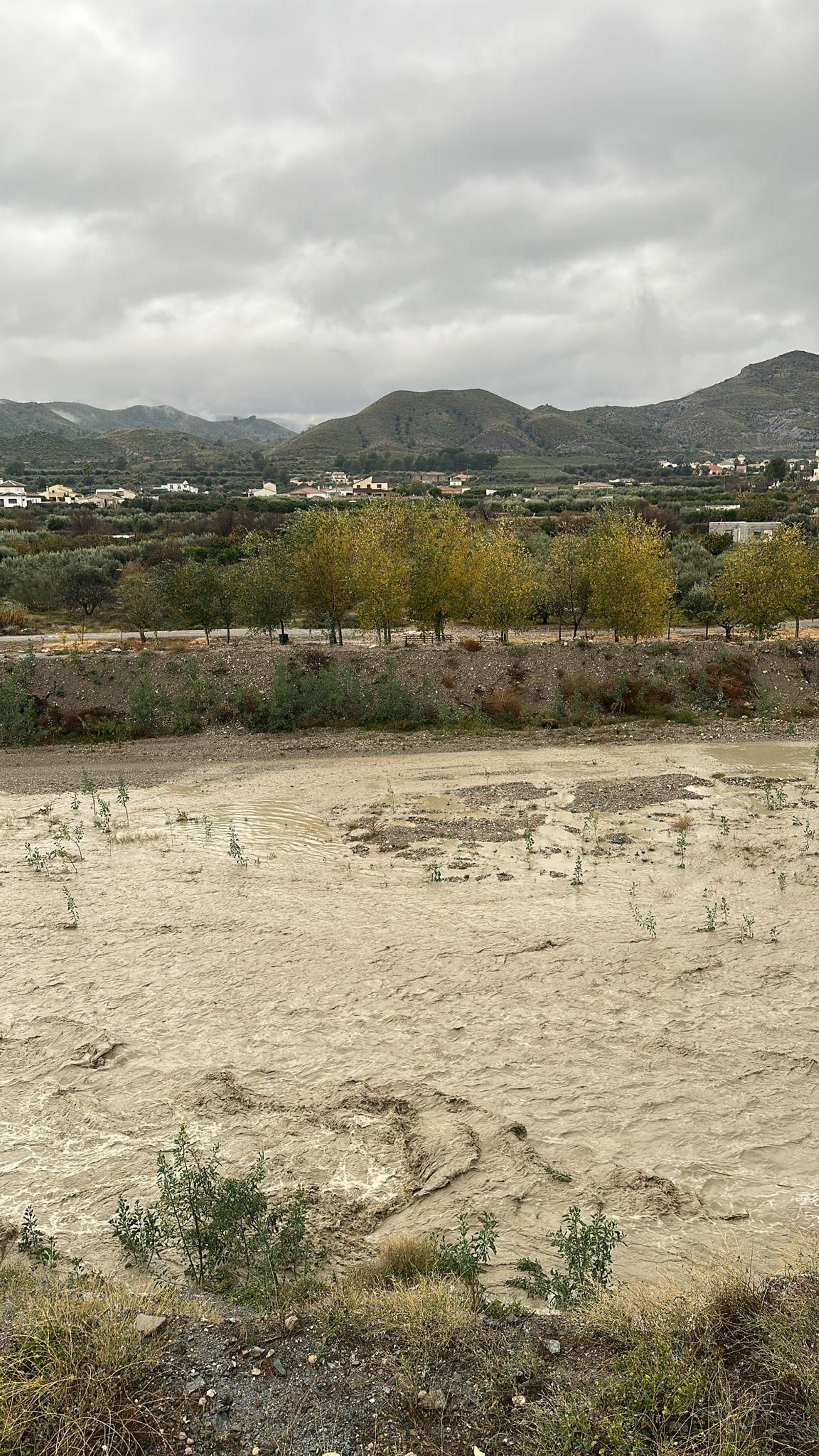 No solo lluvia, también granizo: así ha pasado la borrasca Emilia por el Almanzora y Los Vélez