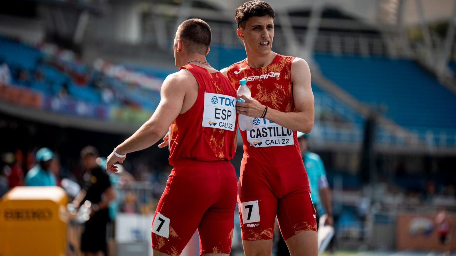 El almeriense durante un campeonato con las categorías inferiores de la selección española.