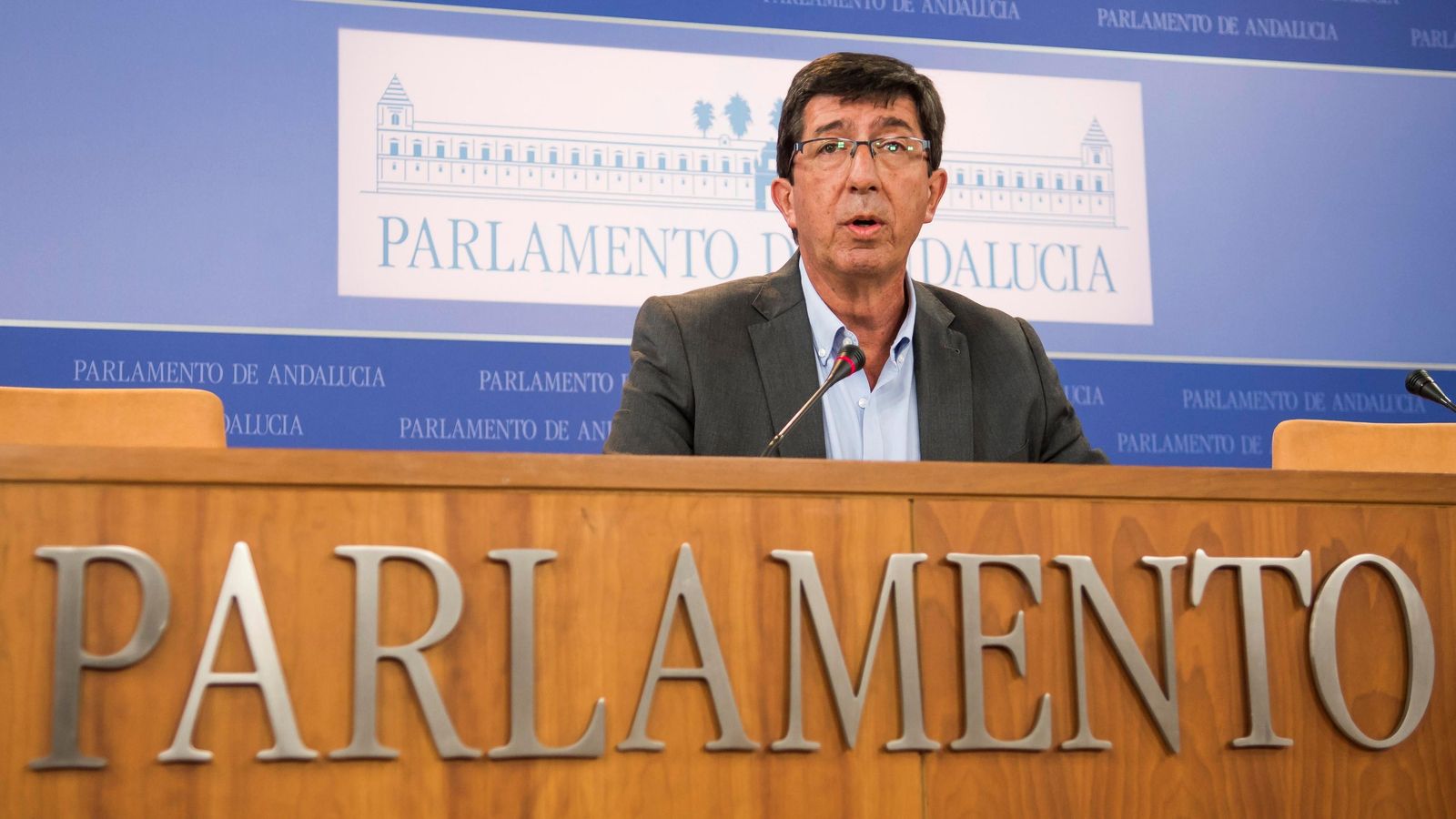 Juan Marín, líder de Ciudadnos. Juan Marín, líder de Ciudadnos.