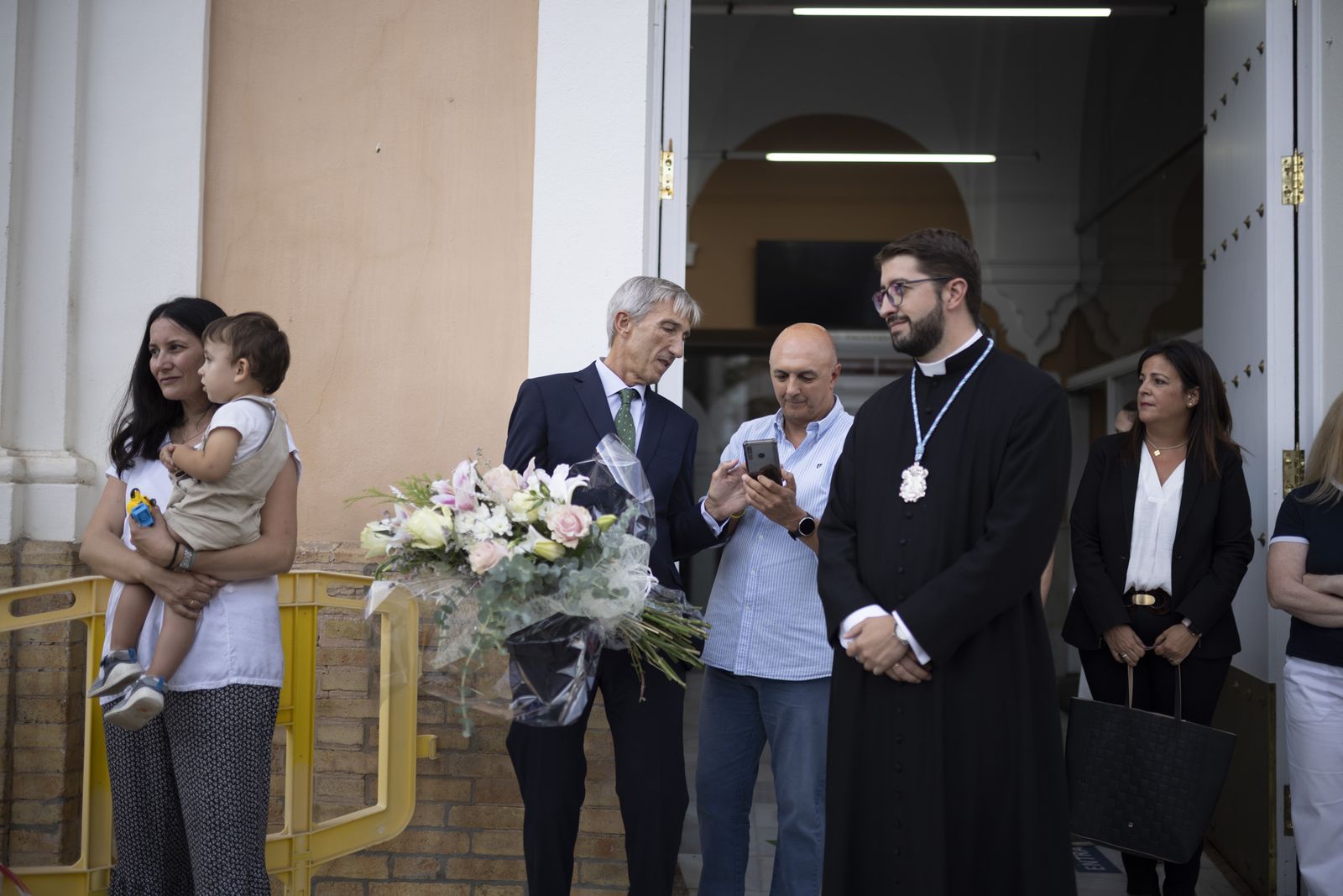 Imágenes de la procesión de la Virgen de la Cinta por el centro de la ciudad