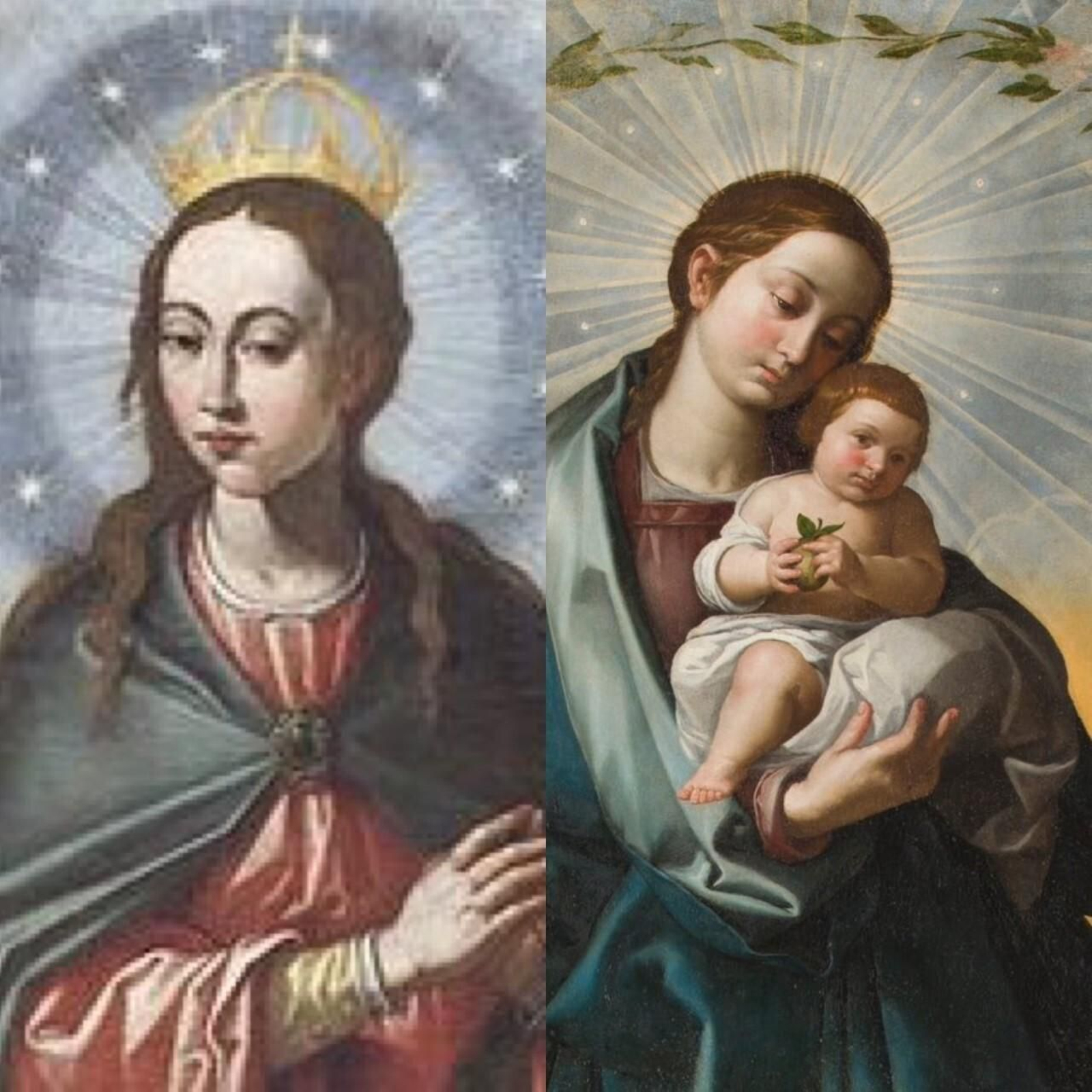 A la izquierda, las estrellas de Pacheco. A la derecha, las de Velázquez.