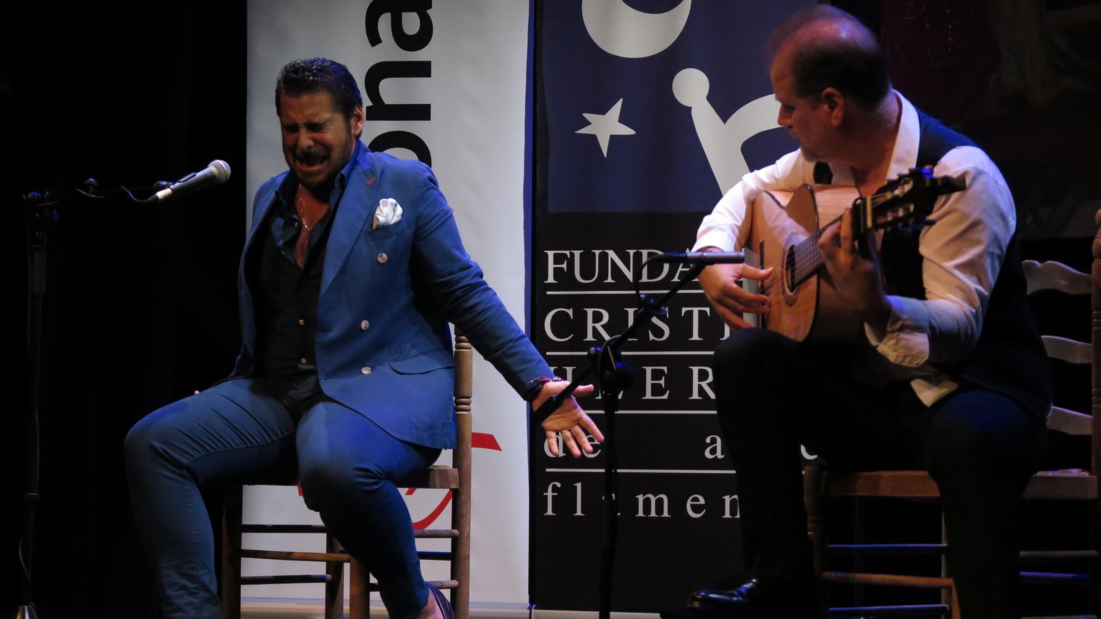 Manuel de Cantarote, durante su actuación.