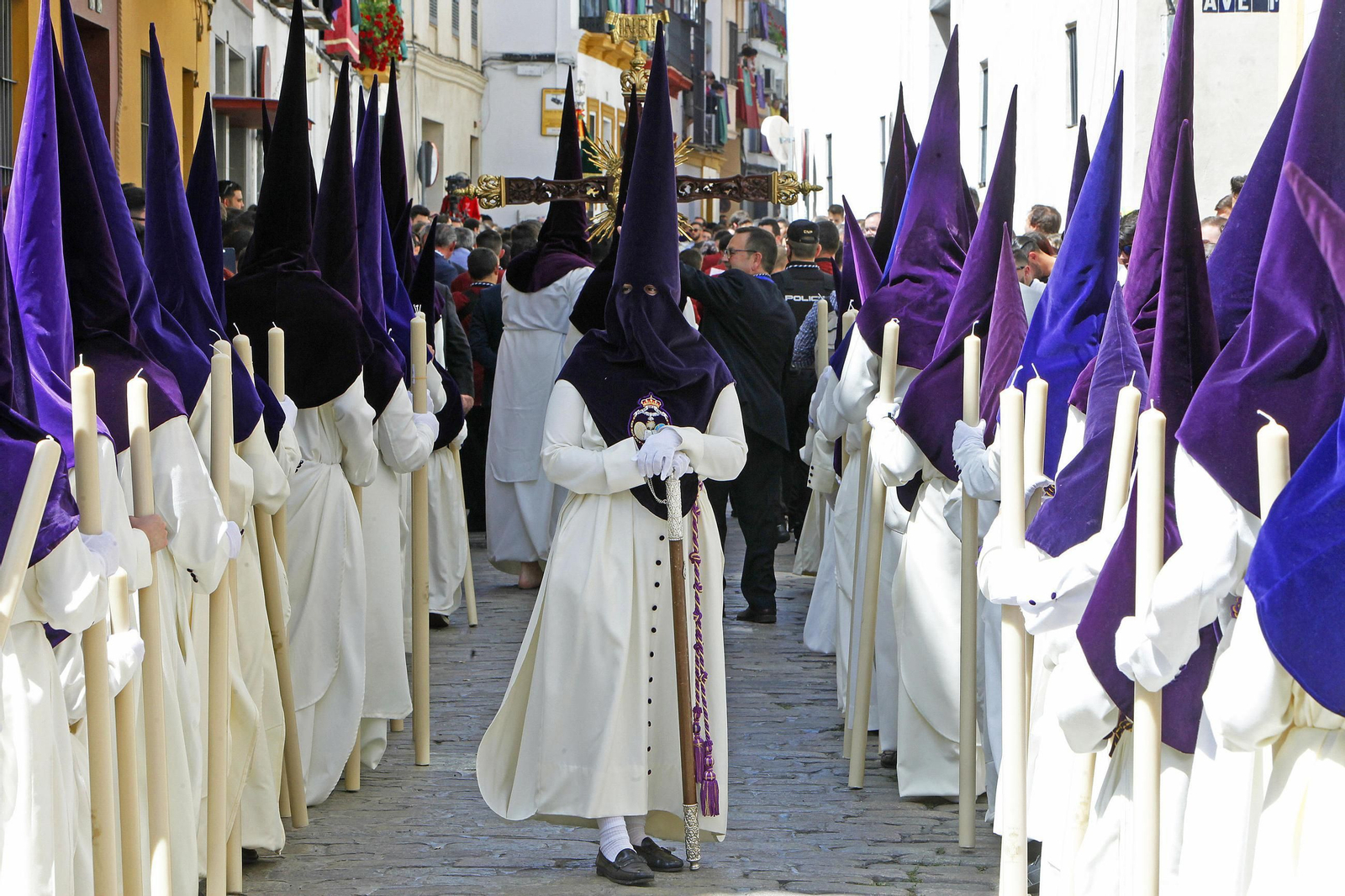 Los nazarenos del Beso de Judas.