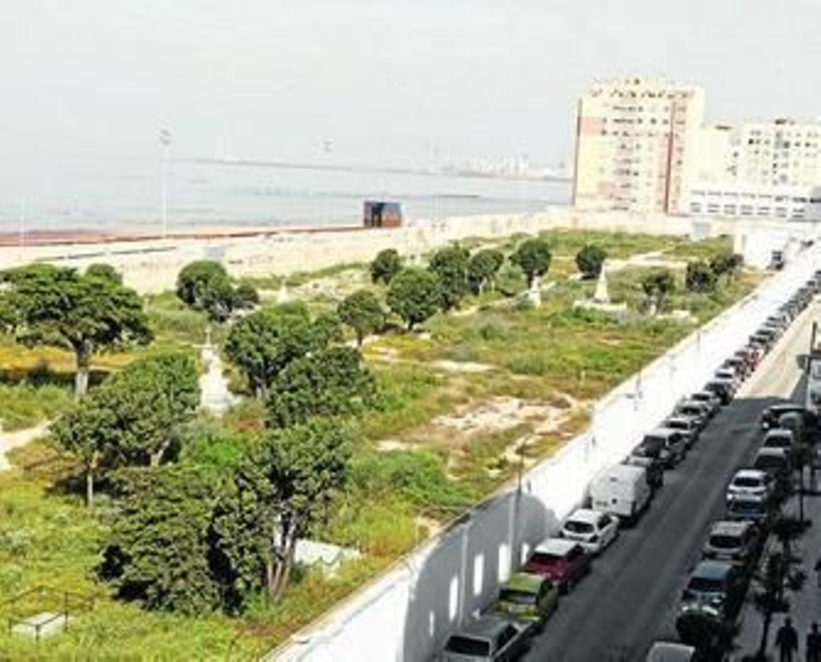 Imagen elevada del cementerio de San José.