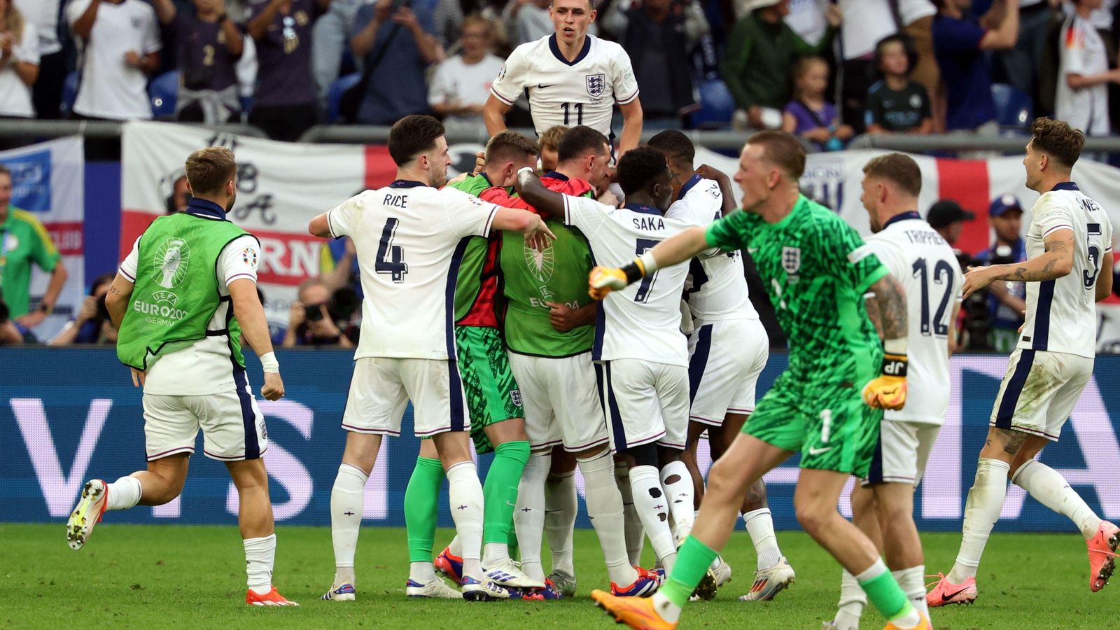 Las mejores fotos del Inglaterra-Eslovaquia