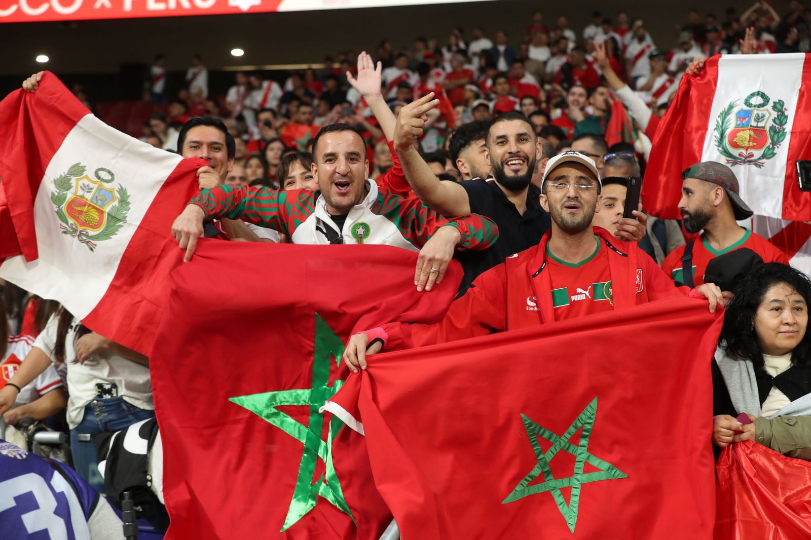 Las fotos del Marruecos - Perú en Madrid