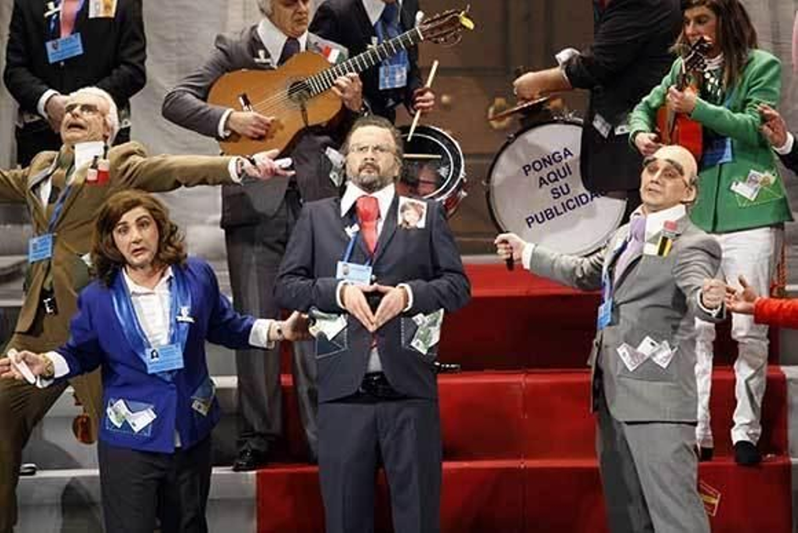 Los ministros de Vera Luque triunfaron en el Falla. /Joaquin Pino