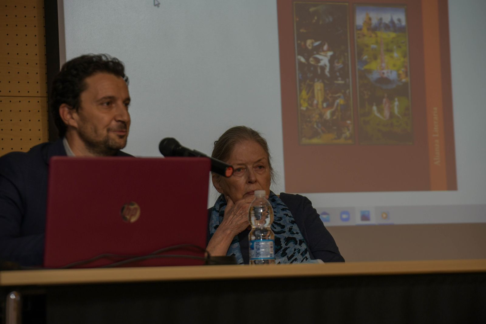 Un momento del coloquio