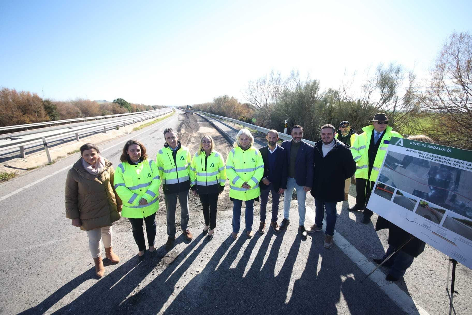 Representantes de la Junta y de los ayuntamientos de Jerez, Sanlúcar y Chipiona.