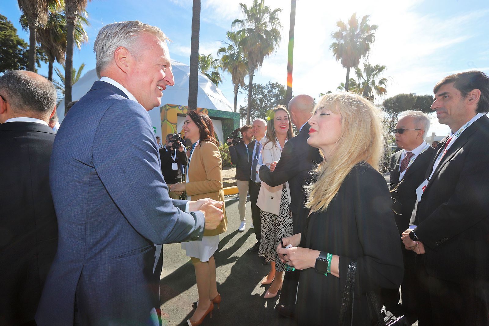 Presentación de la nueva planta de biocombustibles de segunda generación  de Cepsa en Palos de la Frontera (Huelva)