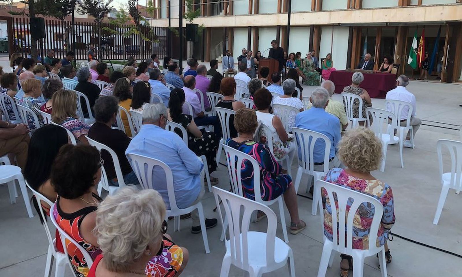 Un momento del acto.