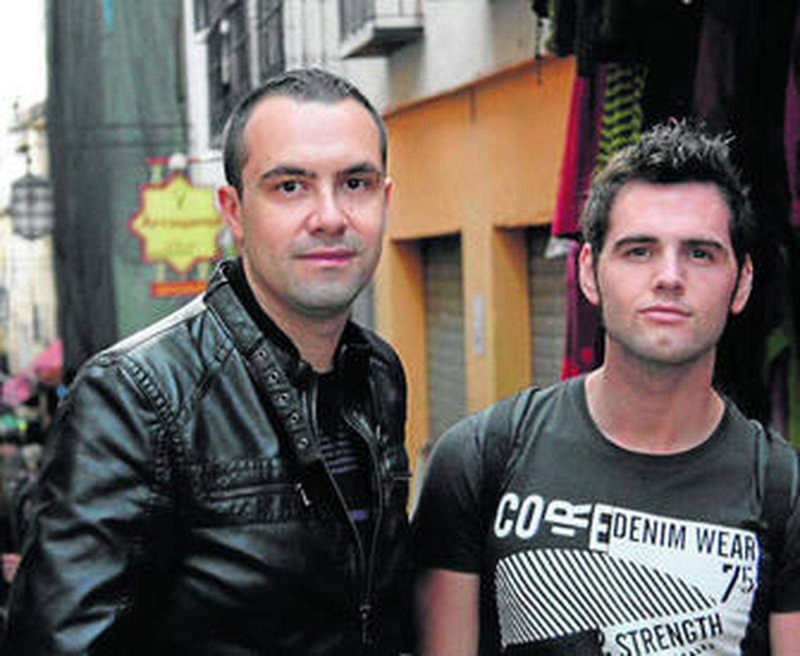 David Turpín y Franz Nurmi, los dos directores de este corto que se estrena esta noche en el Apolo.