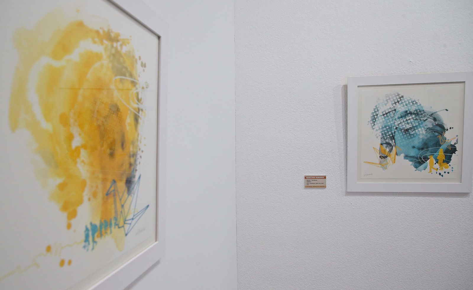 Fotos de la exposición colectiva 'Derechos Humanos' en Algeciras